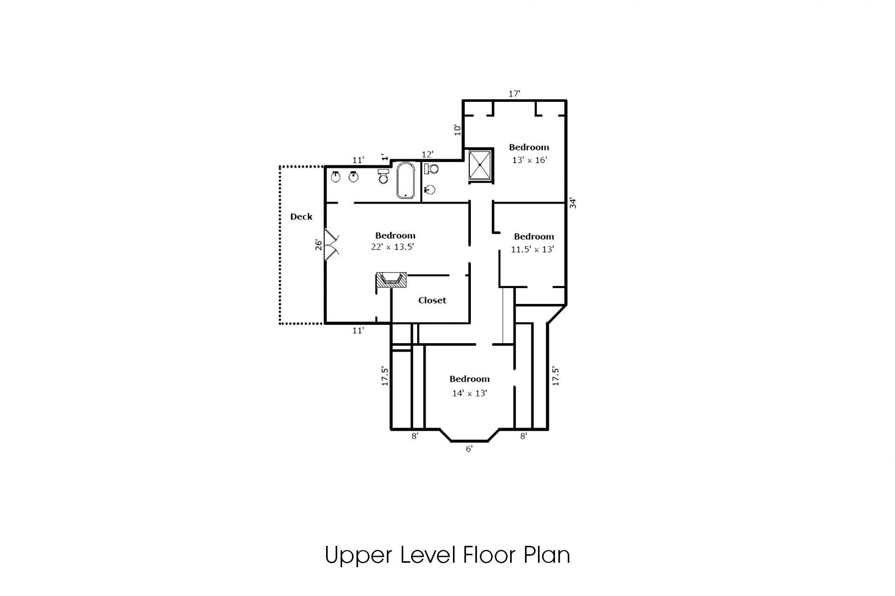 floor plans - upper level